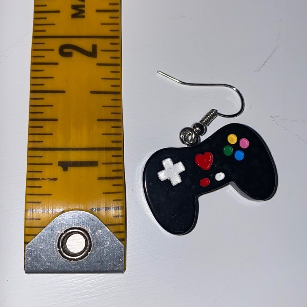 Video Game Controller Earrings - Picture 3 of 3